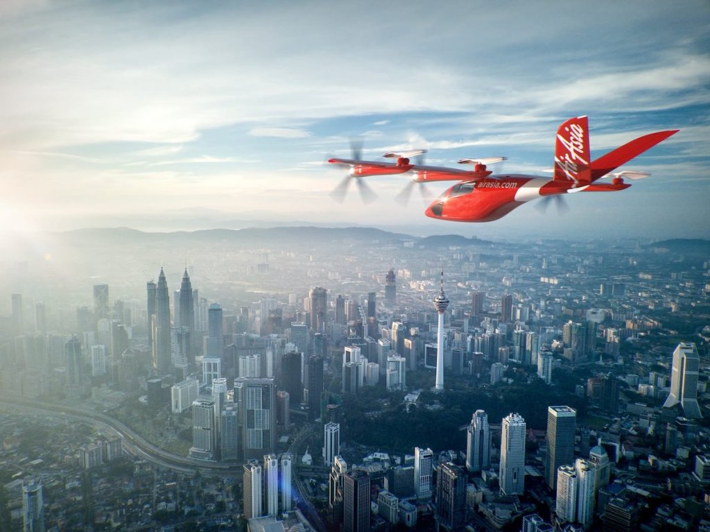 Air Asia Evtol rendering