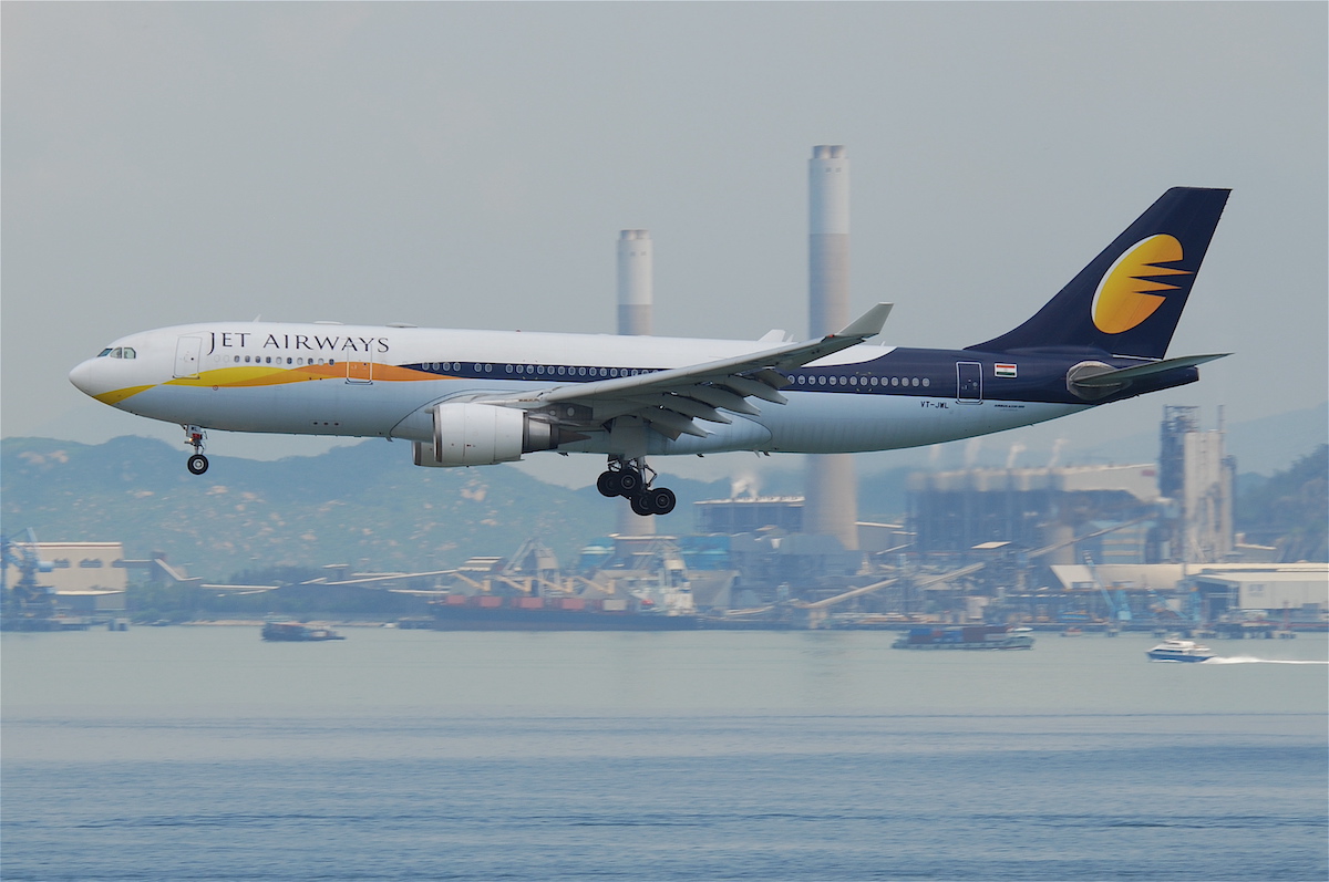 Jet Airways landing