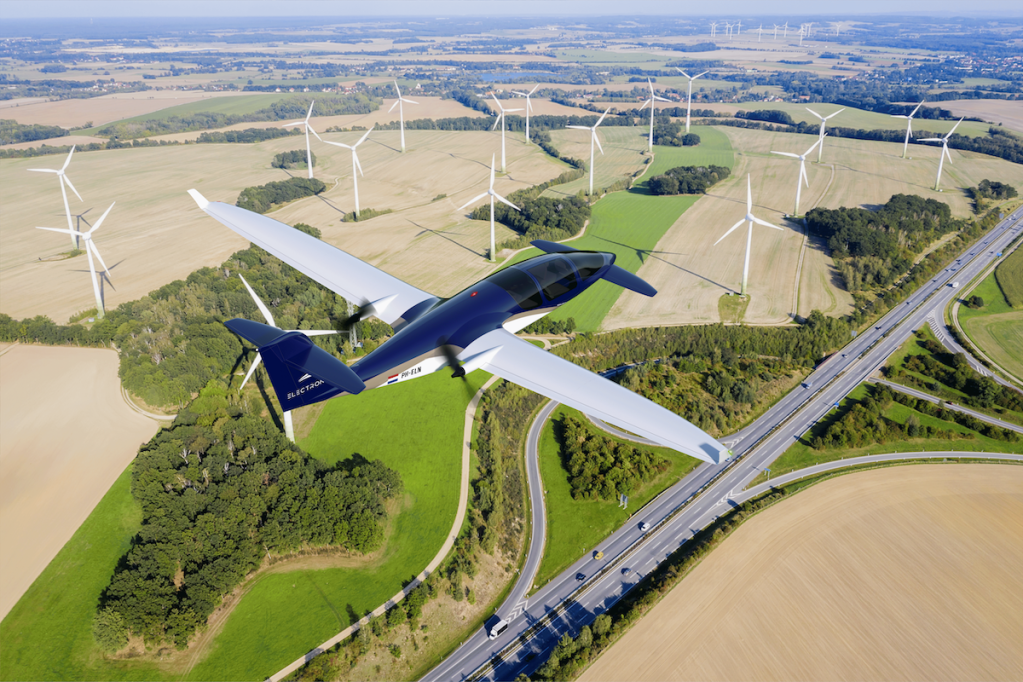 Electron electric plane
