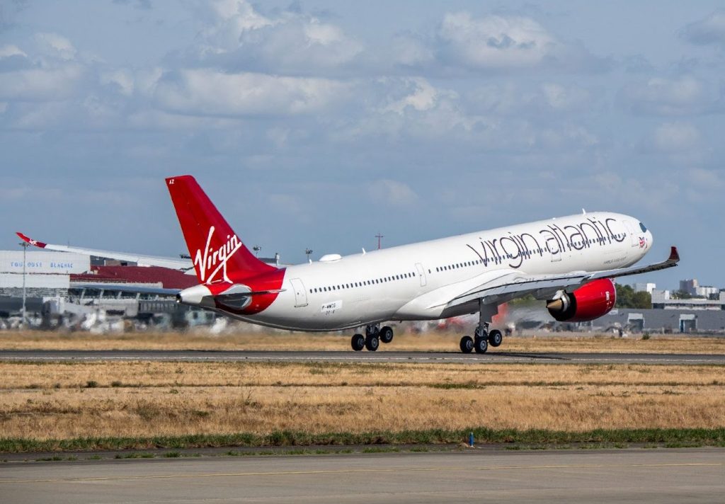 A Virgin Atlantic Airbus A330-900
