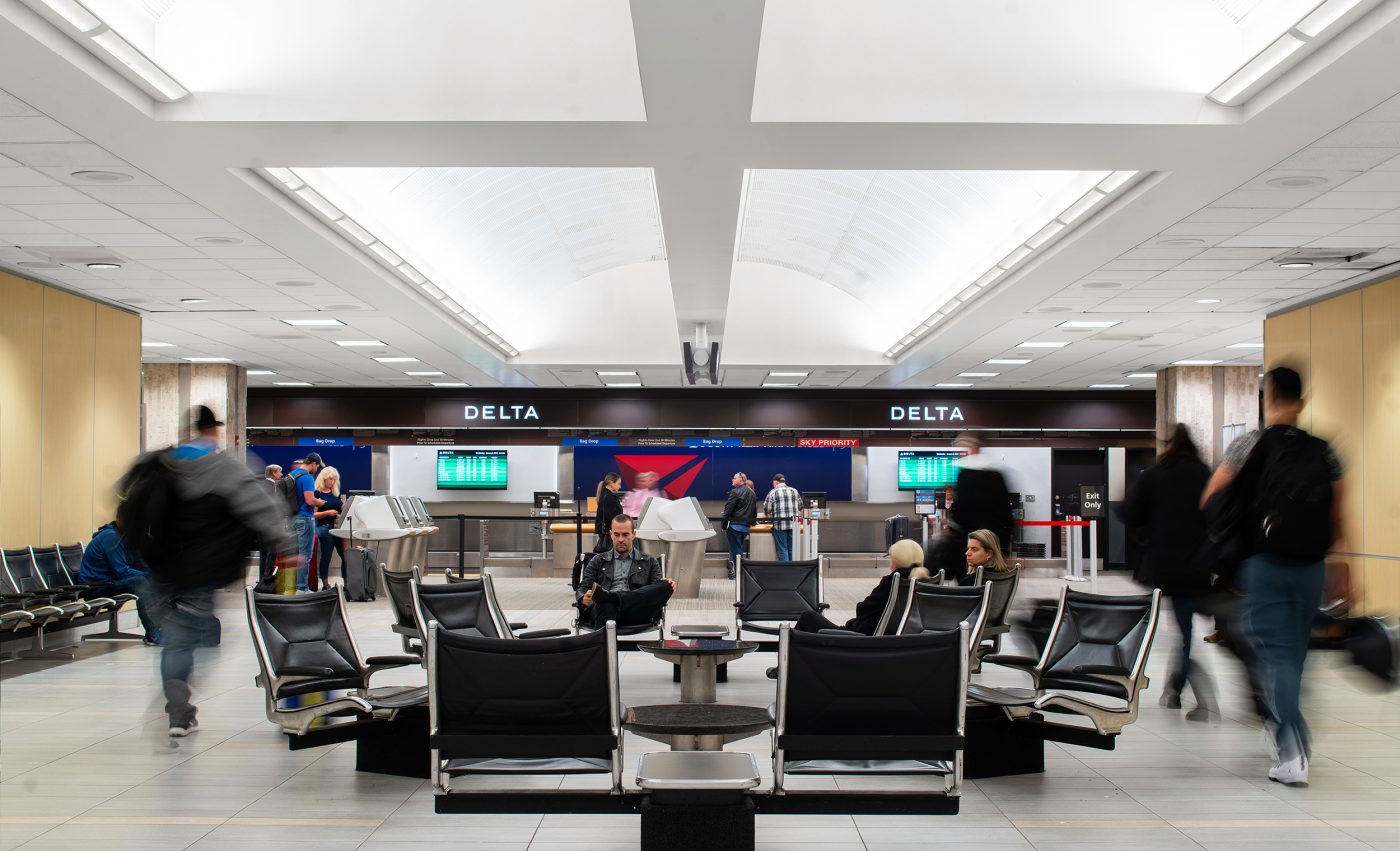A file image of the ticketing counter at Tampa International Airport.